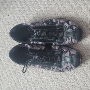 Coach Black and Gray Women's Sneakers